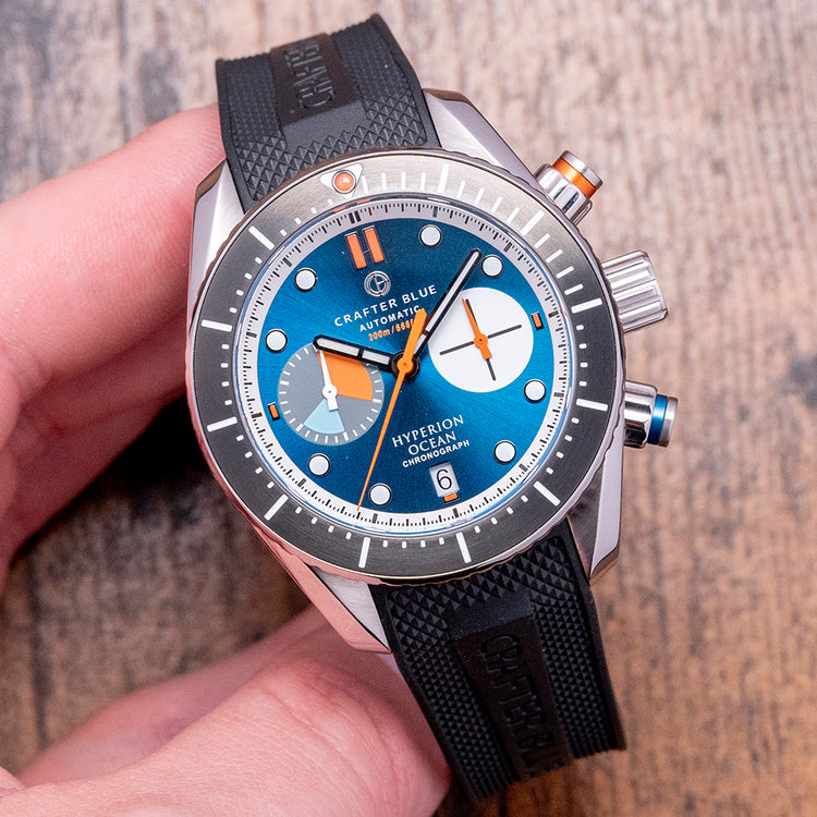 2023 Crafter Blue Hyperion Ocean Chronograph 42mm Blue