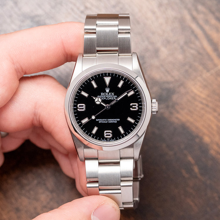 2005 Rolex Explorer I 36mm on SEL Bracelet 114270