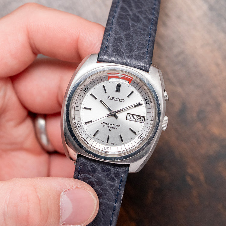 1975 Seiko Bellmatic White Dial Day Date 39mm 4006-6031