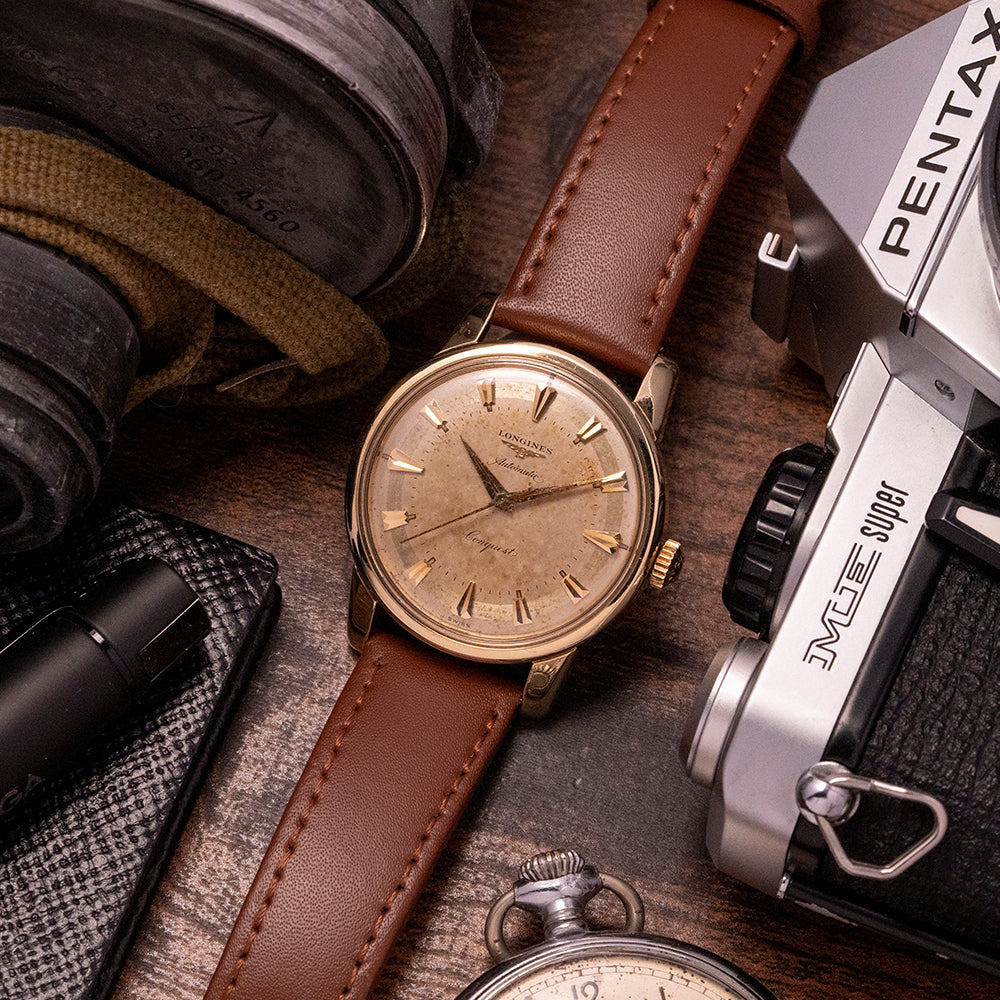 1959 Longines Conquest Automatic Gold Capped 9000