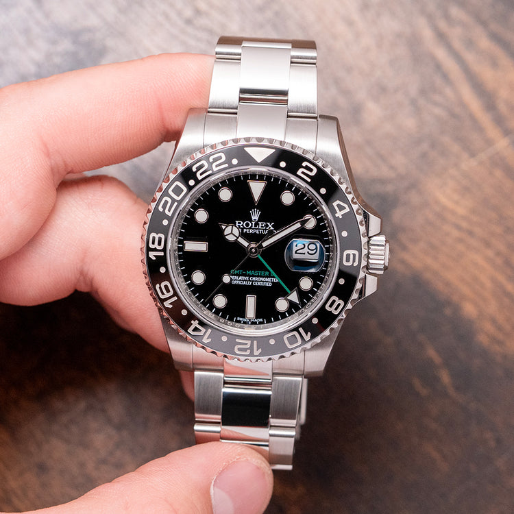 2017 Rolex GMT-Master II 40mm Black Discontinued 116710LN