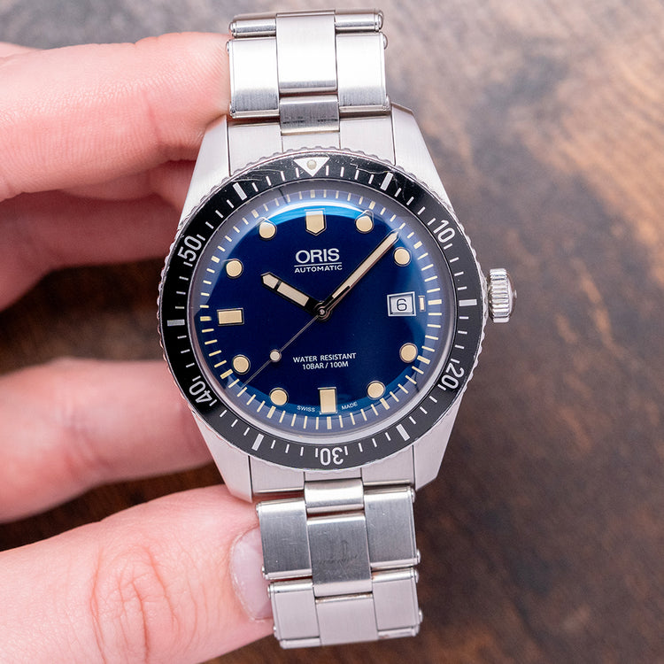 2016 Oris Diver 65 Navy Blue Automatic 42mm on Bracelet