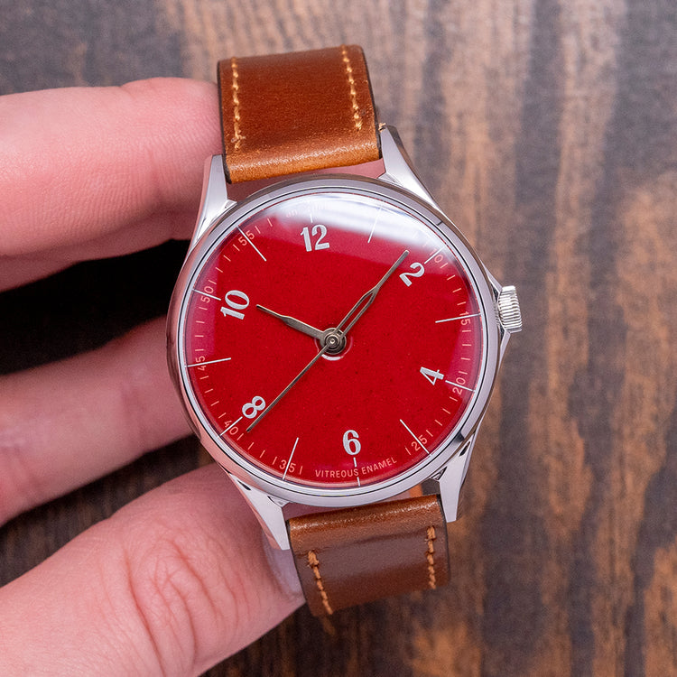 2020s AnOrdain Model 1 Medium Post Office Red 38mm Auto