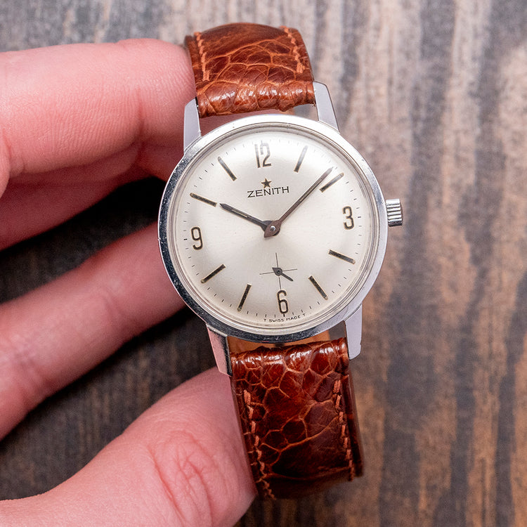 1965 Zenith Manually Wound "Explorer Dial" 33.5mm
