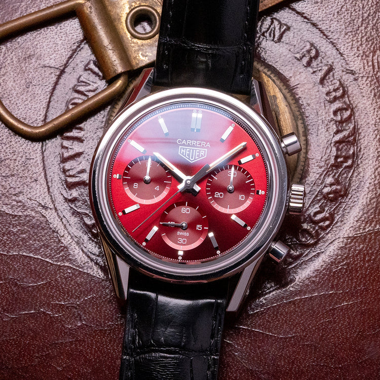 2022 TAG Heuer Carrera Red Dial Cal. 02 39mm Limited Ed.
