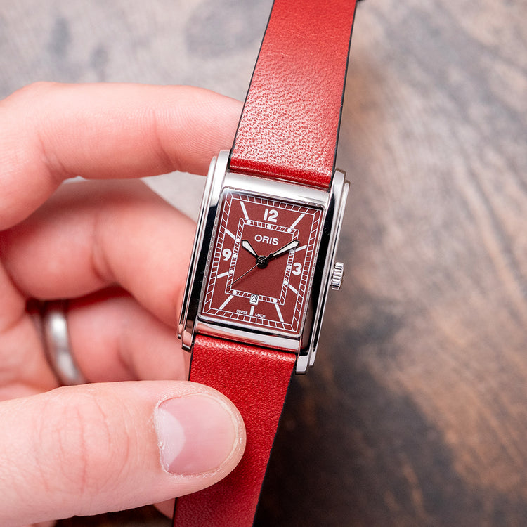 2023 Oris Rectangular Bordeaux Automatic 25.5 x 38mm ‘Tank’