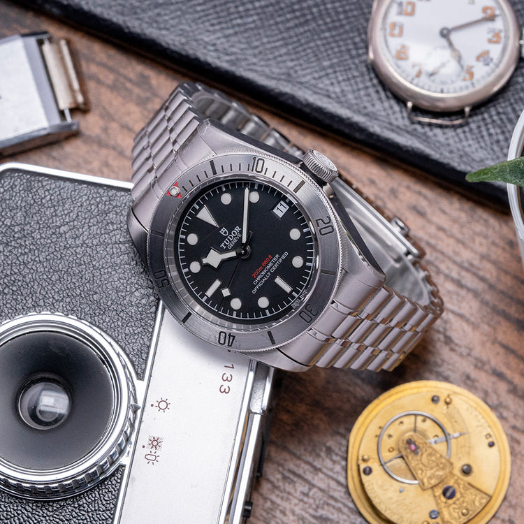 2018 Tudor Black Bay Steel on Strap + Forstner 79730
