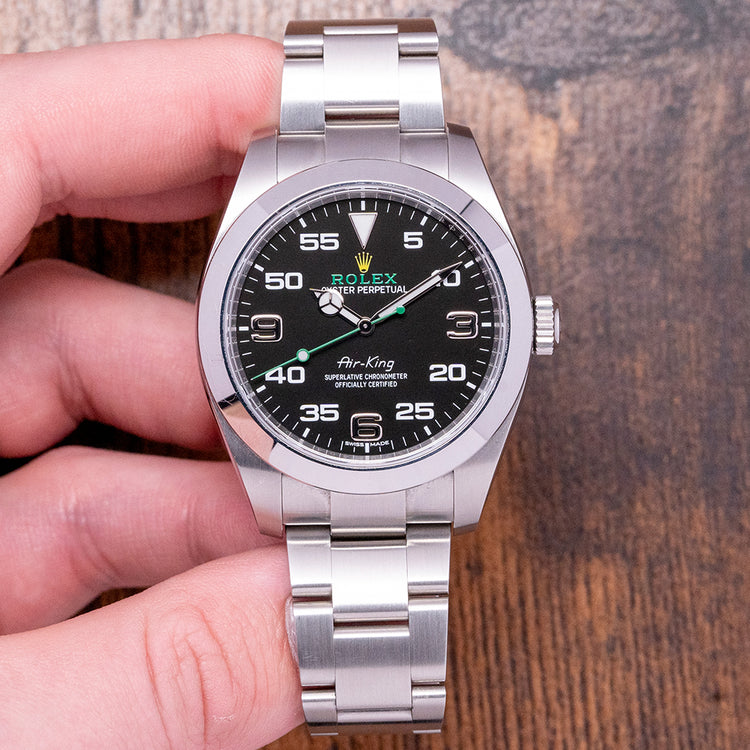 2020 Rolex Air King 40mm Black Dial Discontinued 116900