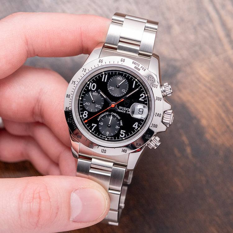 1998 Tudor Prince Date 'Pre-Tiger' 40mm Black Set 79280