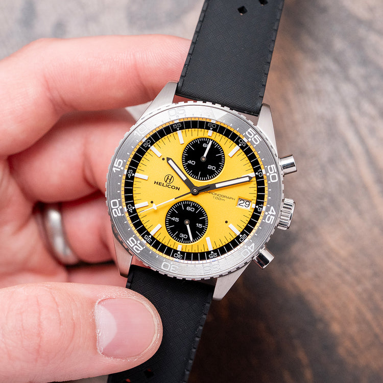 2026 Helicon Professional Chronograph Ion Yellow 41mm