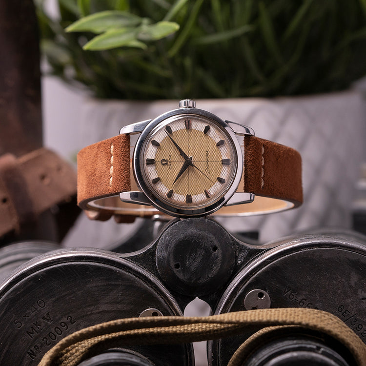 1956 Omega Seamaster Manual Cal. 420 Waffle Dial 2759-10