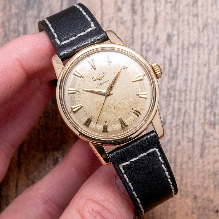 1955 Longines Conquest Automatic Gold Capped 9002/3