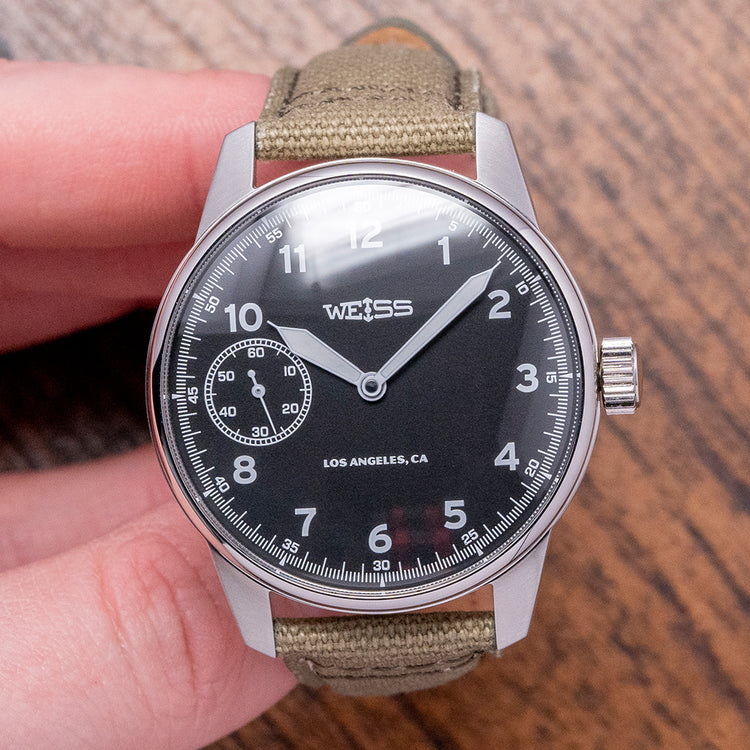 NOS 2014 Weiss Standard Issue Field Watch 'LA Dial' 42mm