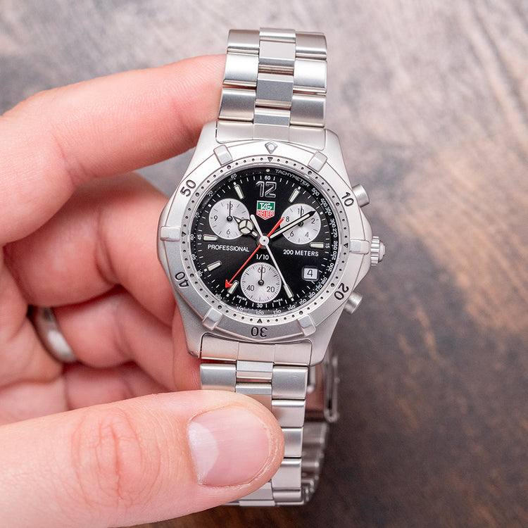 1990s TAG Heuer 2000 Chronograph 38mm CK1110