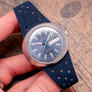 1969 Omega Dynamic Day Date Automatic Blue Racing 166.079
