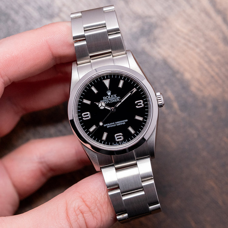 2005 Rolex Explorer I 36mm on SEL Bracelet 114270