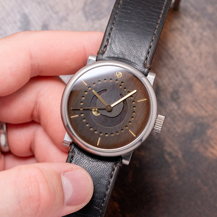 2013 Ochs und Junior Moonphase 39mm Titanium 'Patina'