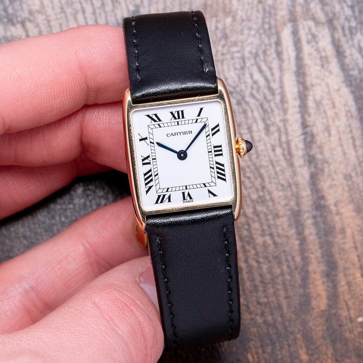 1993 Cartier Tank Arrondie Mecanique Extra-Plate 23x29mm