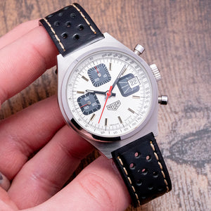 1970s Heuer Chronograph Incabloc 1611 Valjoux 7765