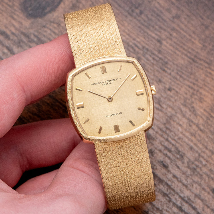 1970 Vacheron Constantin Les Historiques Automatic Yellow Gold Textured 7391