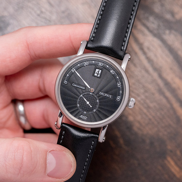 2008 Chronoswiss Delphis Retrograde Jump Hour Black 38mm