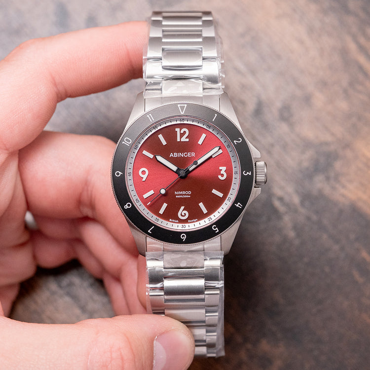 2026 Abinger NIMROD Red Dial Limited Edition 38.5mm