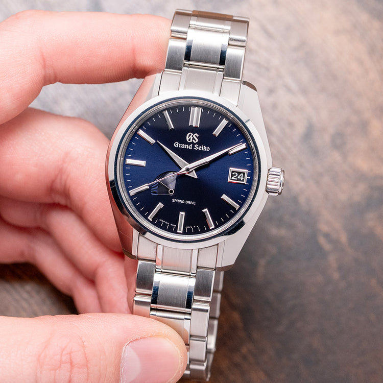 2021 Grand Seiko Heritage Spring Drive Blue 40mm SBGA375