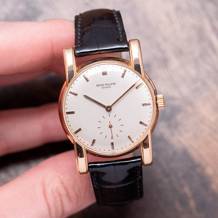 1951 Patek Philippe Calatrava 18ct Rose Gold 34mm 2428