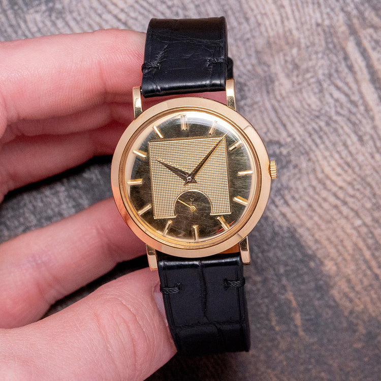 1954 Movado 'Gentleman' 18ct Yellow Gold 8423 With Box & Papers