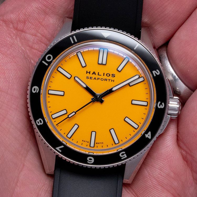 2023 Halios Seaforth IV Bahama Yellow 40mm Automatic