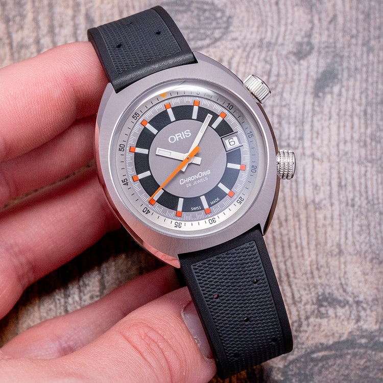 2022 Oris ChronOris Date Automatic 39mm on Rubber