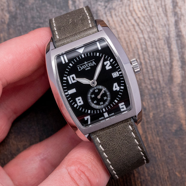 2022 Davosa Evo 1908 Automatic Black 36x49mm 161.575.56