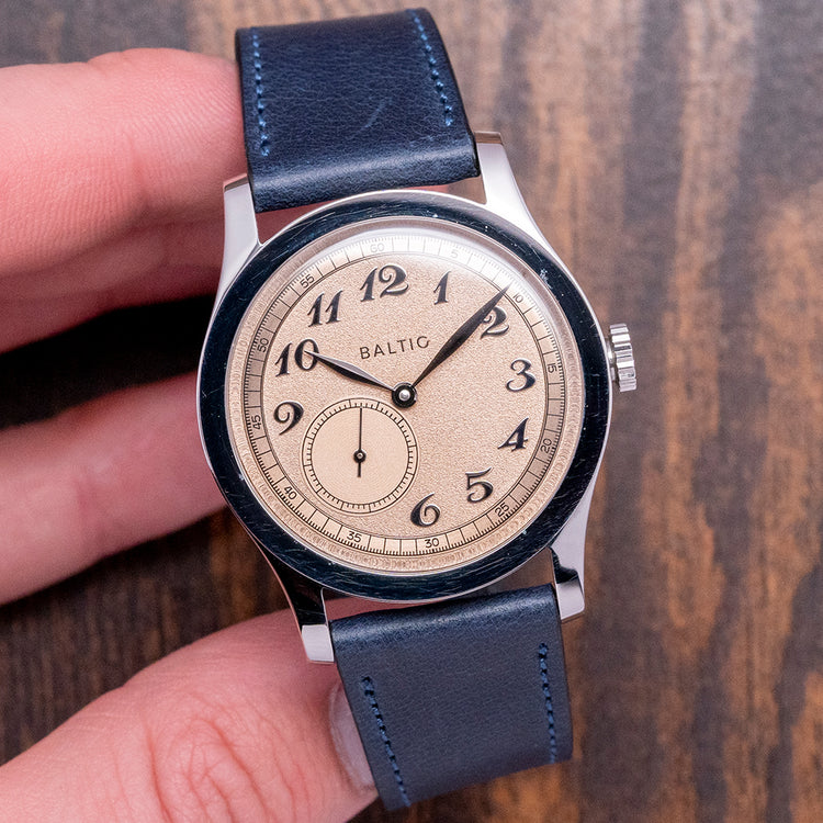 2022 Baltic MR01 Salmon Dial Automatic Micro-Rotor 36mm