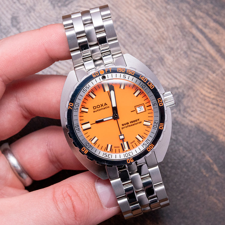 2024 Doxa SUB 1500T Professional Orange 45mm