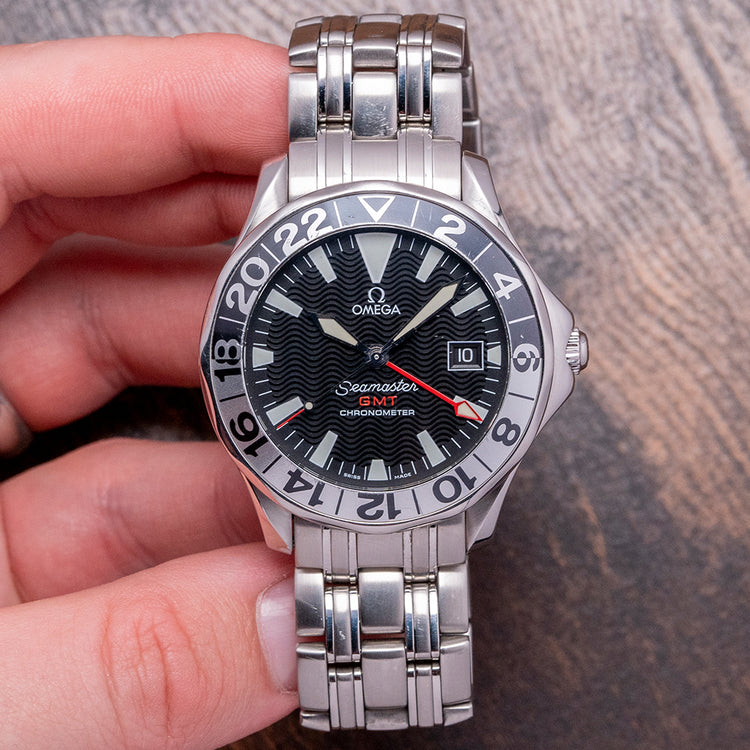 1999 Omega Seamaster GMT 50th Anniversary 41mm 2534.50