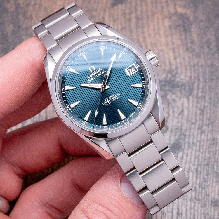 2013 Omega Seamaster Aqua Terra Blue "Skyfall" 38.5mm 231.10.39.21.03.001