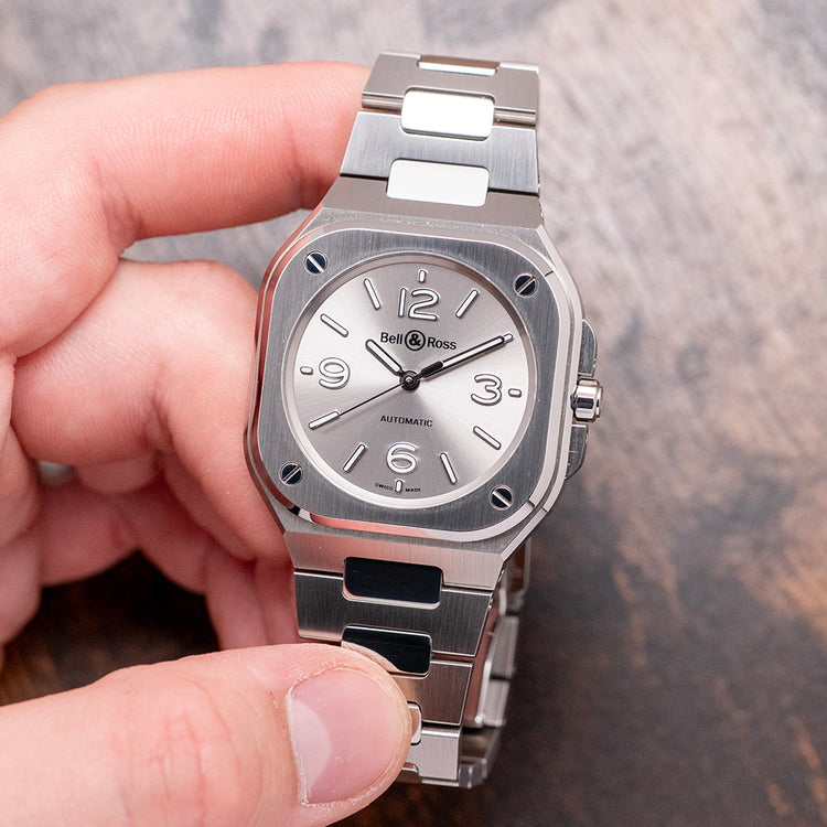2026 Bell & Ross BR 05 Grey Dial Automatic on Bracelet 36mm