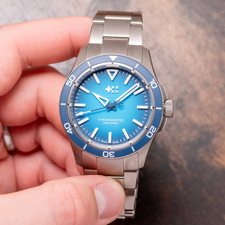 2025 Christopher Ward C60 Trident Lumière Blue 41mm