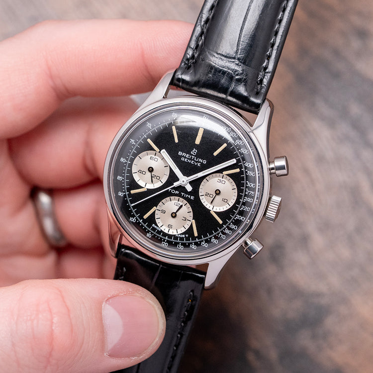 1960s Breitling Top Time MK1 810 Chronograph 38mm