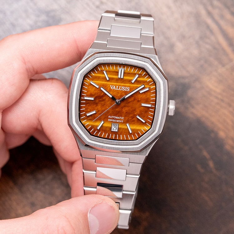 2026 Valusis Volt Tiger Eye Automatic 40mm on Bracelet