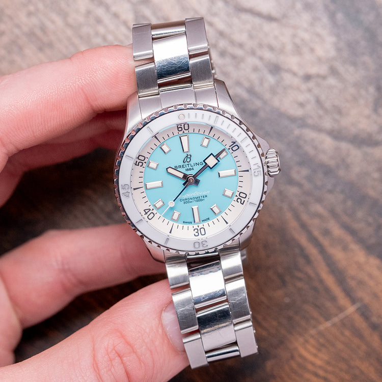 2023 Breitling Superocean Automatic 36mm Turquoise A17377
