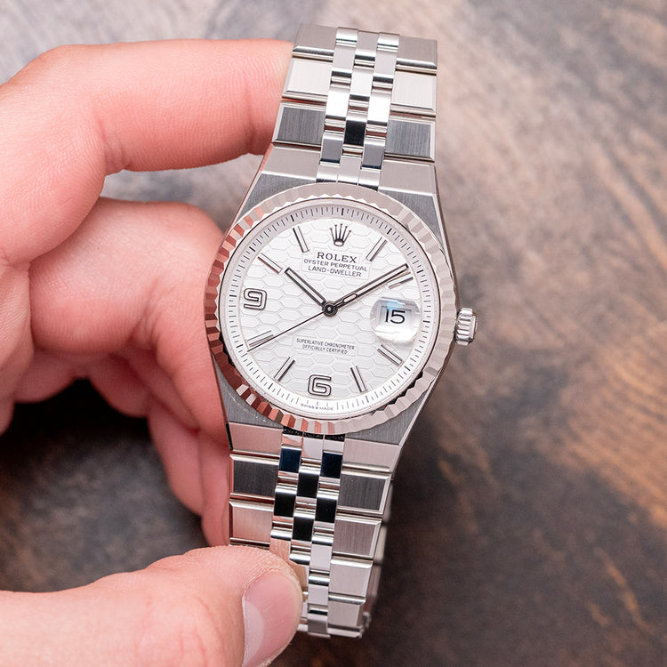 2025 Rolex Land-Dweller 36mm White Dial Automatic 127234