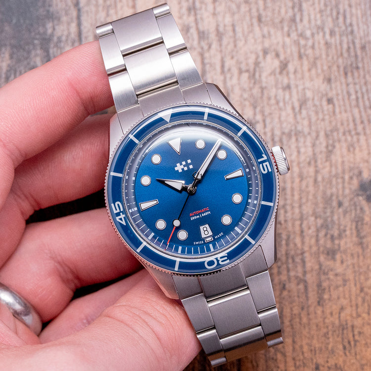 2024 Christopher Ward C65 Aquitaine Blue Automatic