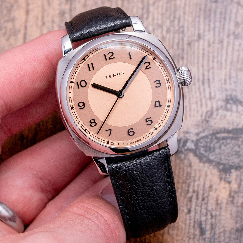 2024 Fears Brunswick 40mm Copper Salmon Automatic