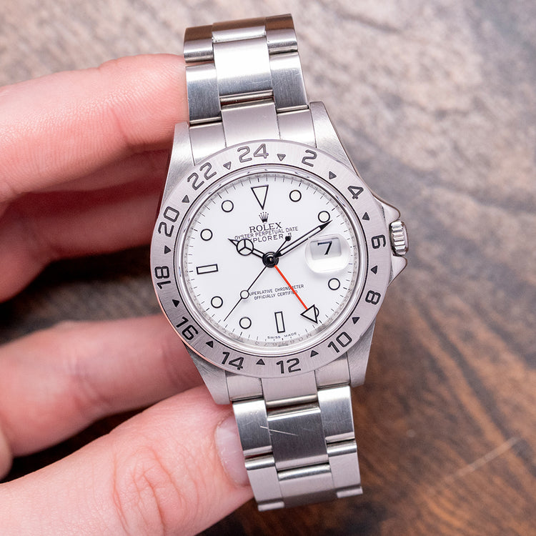 2007/08 Rolex Explorer II Polar White Dial 40mm SEL 16570