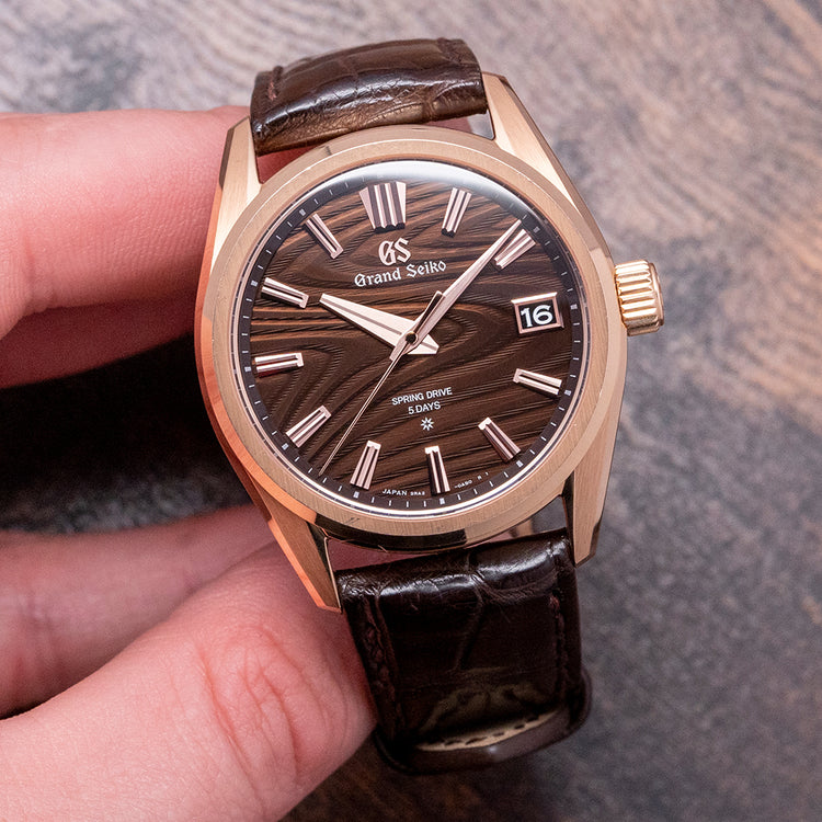 2022 Grand Seiko 18ct Rose Gold 'Tree-Rings' SLGA008J 40mm Limited