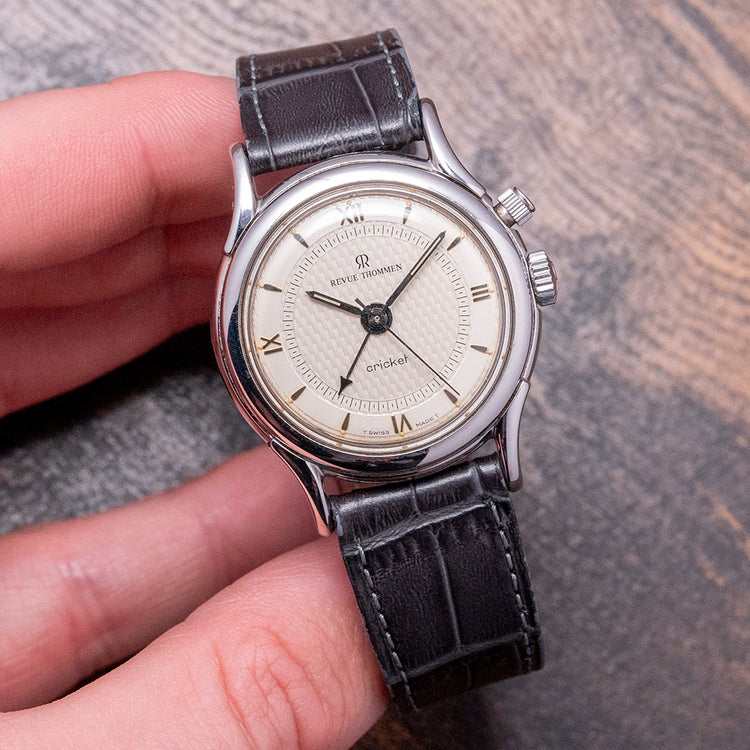 2001 Revue Thommen Cricket Alarm 35mm Box & Papers