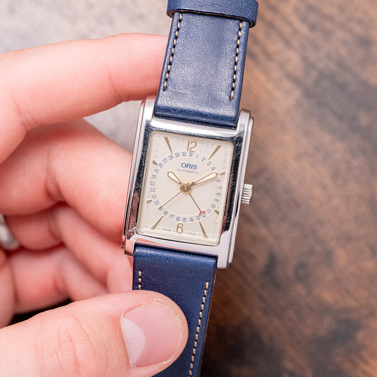 2000s Oris Automatic 'Tank' Pointer Date 26x38mm 7460