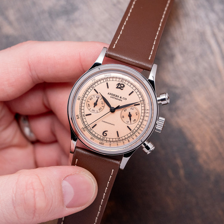 2025 Anders & Co AC1 Chronograph 'Rose' Dial 38mm
