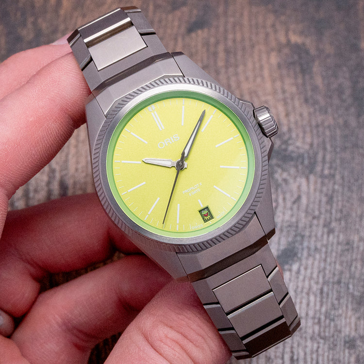 2023 Oris ProPilot X Kermit Edition 39mm Titanium